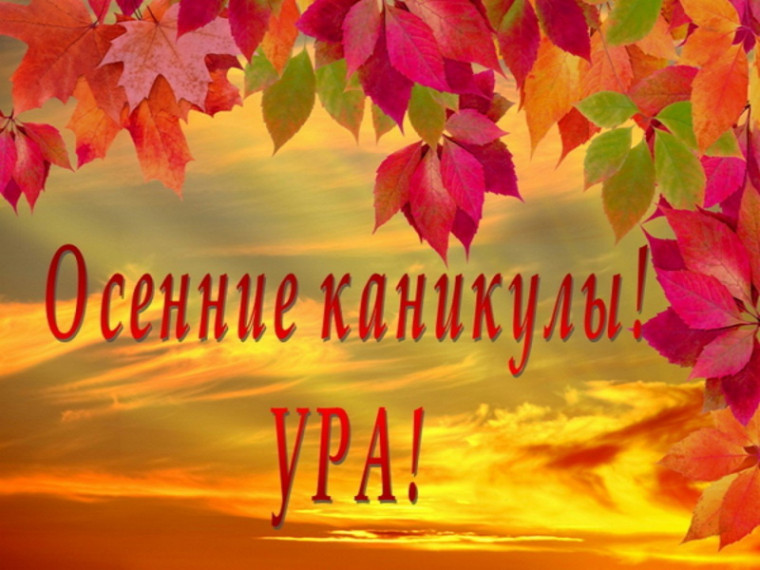 Осенние каникулы.